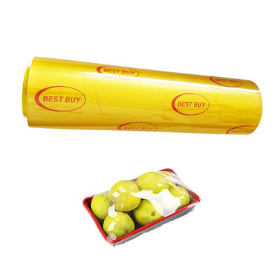 Qualität  Anti Tarnishing Food Moisture Proof Cling Film Transparent PVC Sticky Stretch Cling Film usine